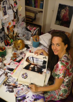 Cathleen Naundorf dans son atelier